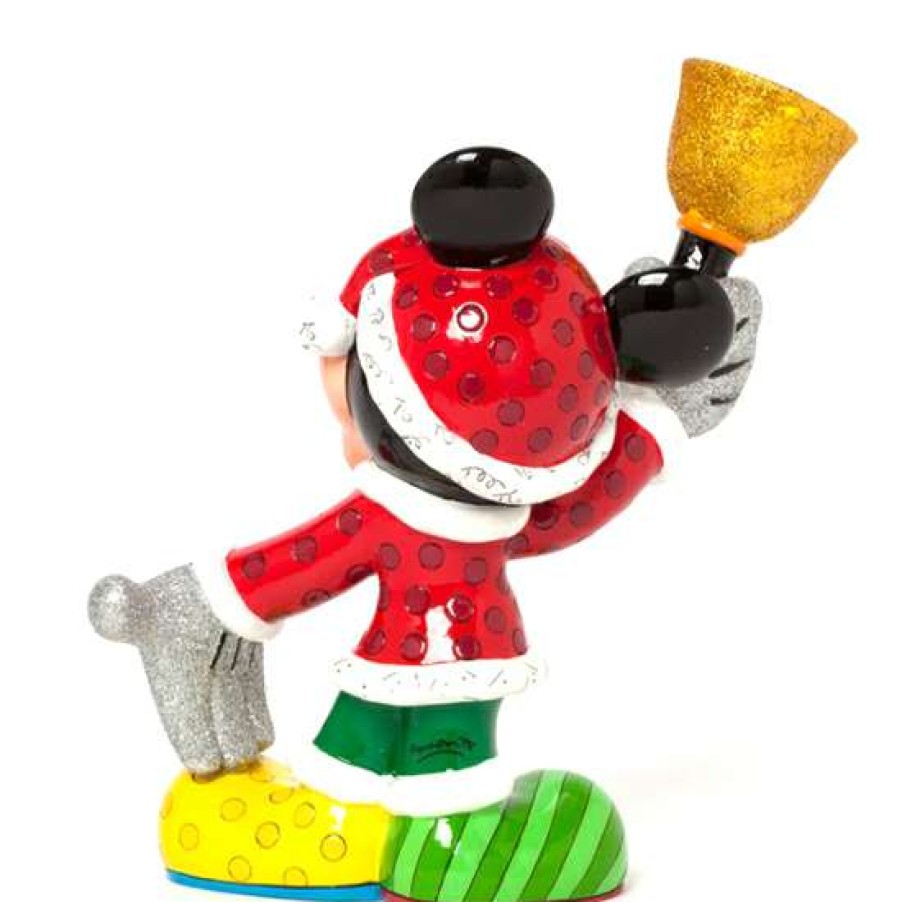 Figures & Figurines * | Disney Britto Figure Santa Mickey Outlet Sale