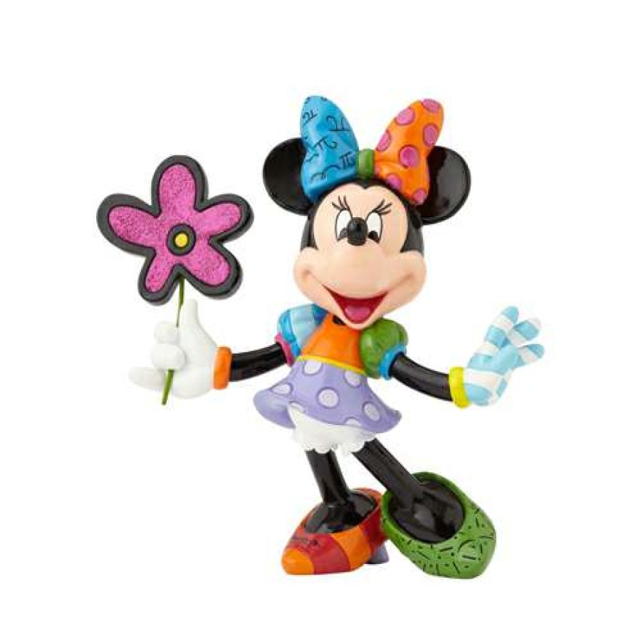 Figures & Figurines * | Disney By Britto Minnie Mouse With Flowers Classical