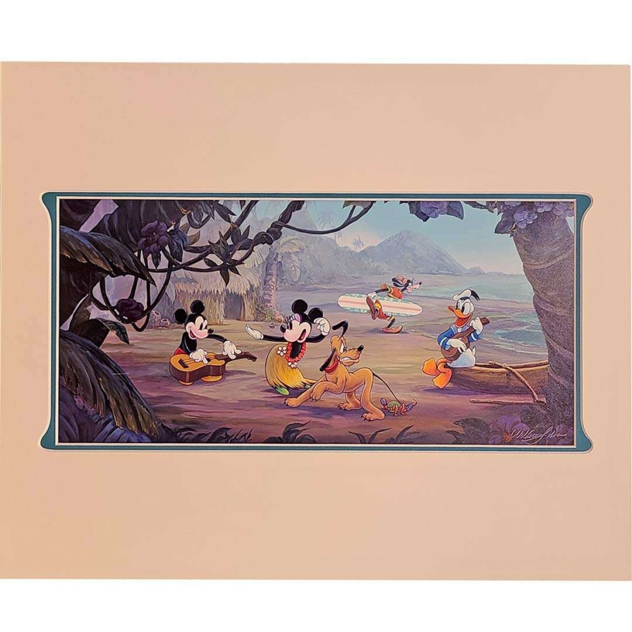 Prints And Signs * | Store Disney Artist Print William Silvers Hawaiian Holiday