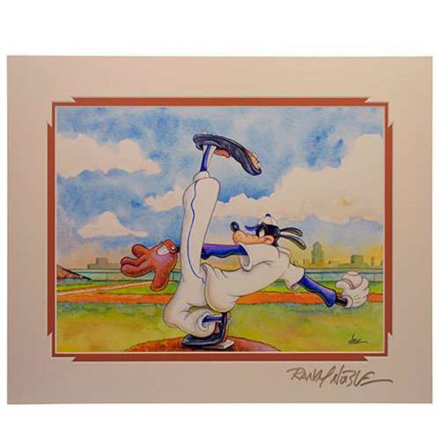 Prints And Signs * | Store Disney Artist Print Randy Noble Goofy'S Pitch