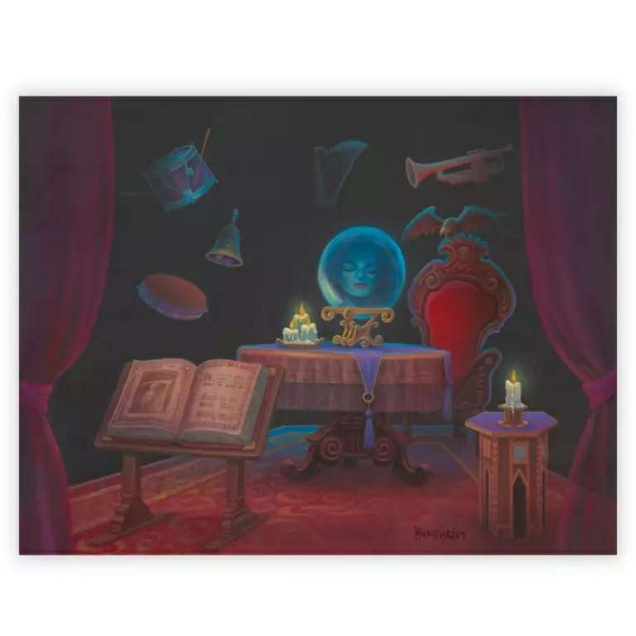 Prints And Signs * | Disney Griclee By Michael Humphries The Haunted Mansion A Message From Beyond Discount