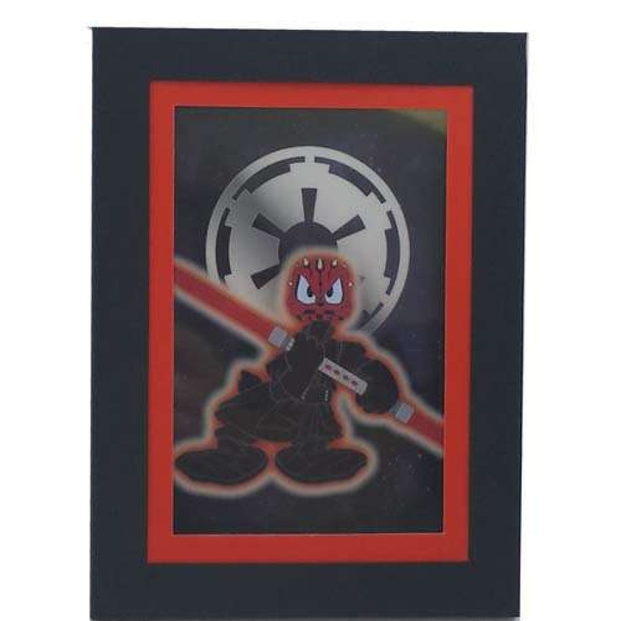 Prints And Signs * | Hot Sale Disney Print Star Wars Laser Cel Darth Donald