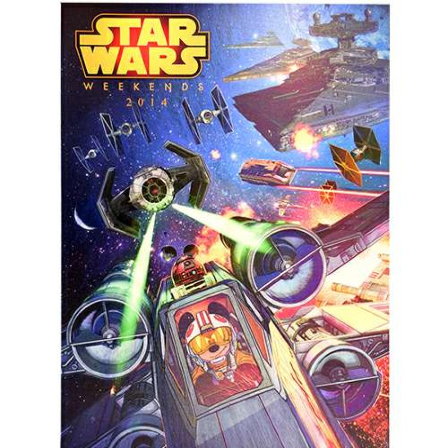 Prints And Signs * | Disney Framed Giclee -Tommy Lee Edwards Star Wars Weekends 2014 Logo Large Choice