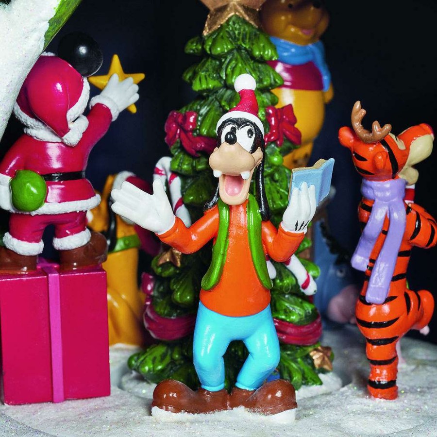 Figures & Figurines * | Shop Disney Holiday Decorations Animated Disney Holiday Tree With Music