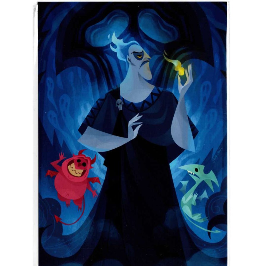 Prints And Signs * | Official Disney Postcard Joey Chou Hades