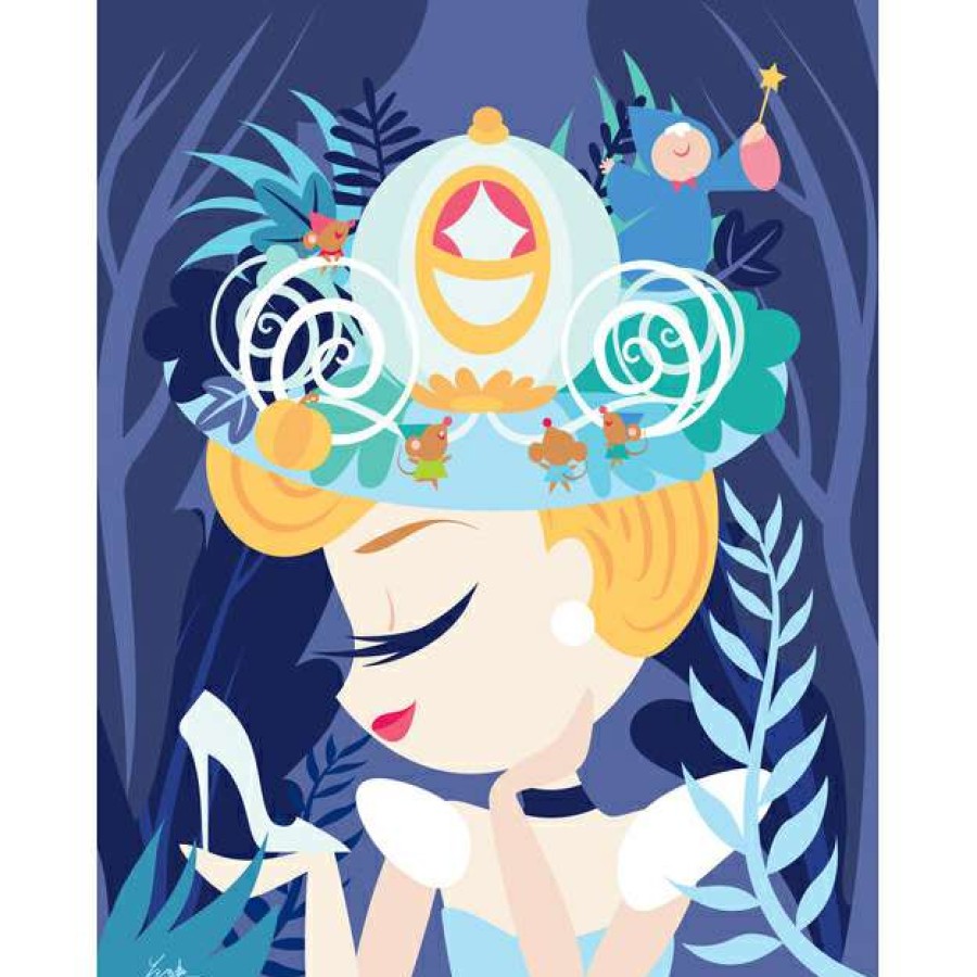 Prints And Signs * | Sale Disney Deluxe Print My Pretty Pretty Hat Cinderella By Fenway Fan