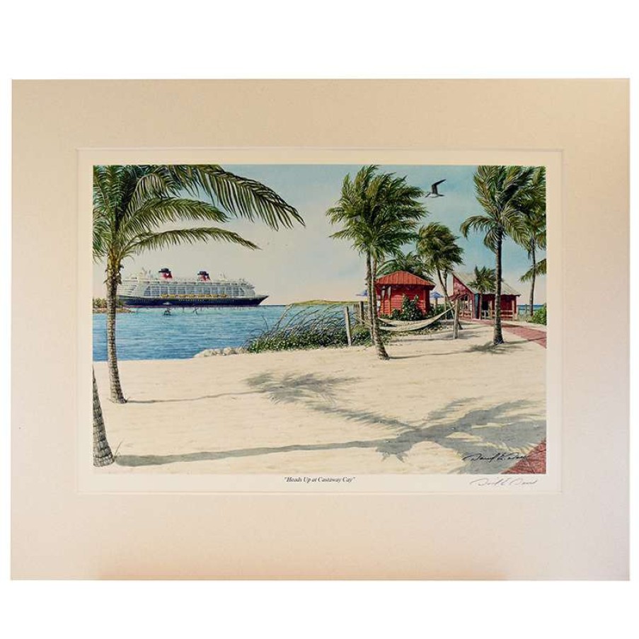 Prints And Signs * | Online Disney Artist Print David Doss Heads Up At Castaway Cay