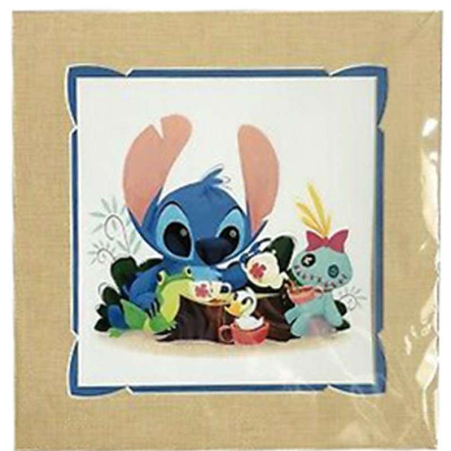 Prints And Signs * | New Arrivals Disney Print Steph Laberis Stitch Ohana Tea Party