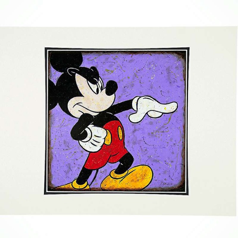 Prints And Signs * | Fashionable Disney Artist Print Joe Kaminski Mickey Mouse Attitude