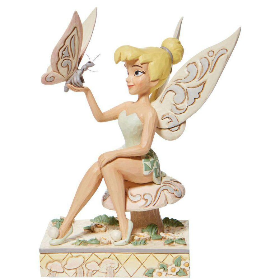 Figures & Figurines * | Disney Traditions Figure Tinkerbell White Woodland 6008994 Reliable Quality