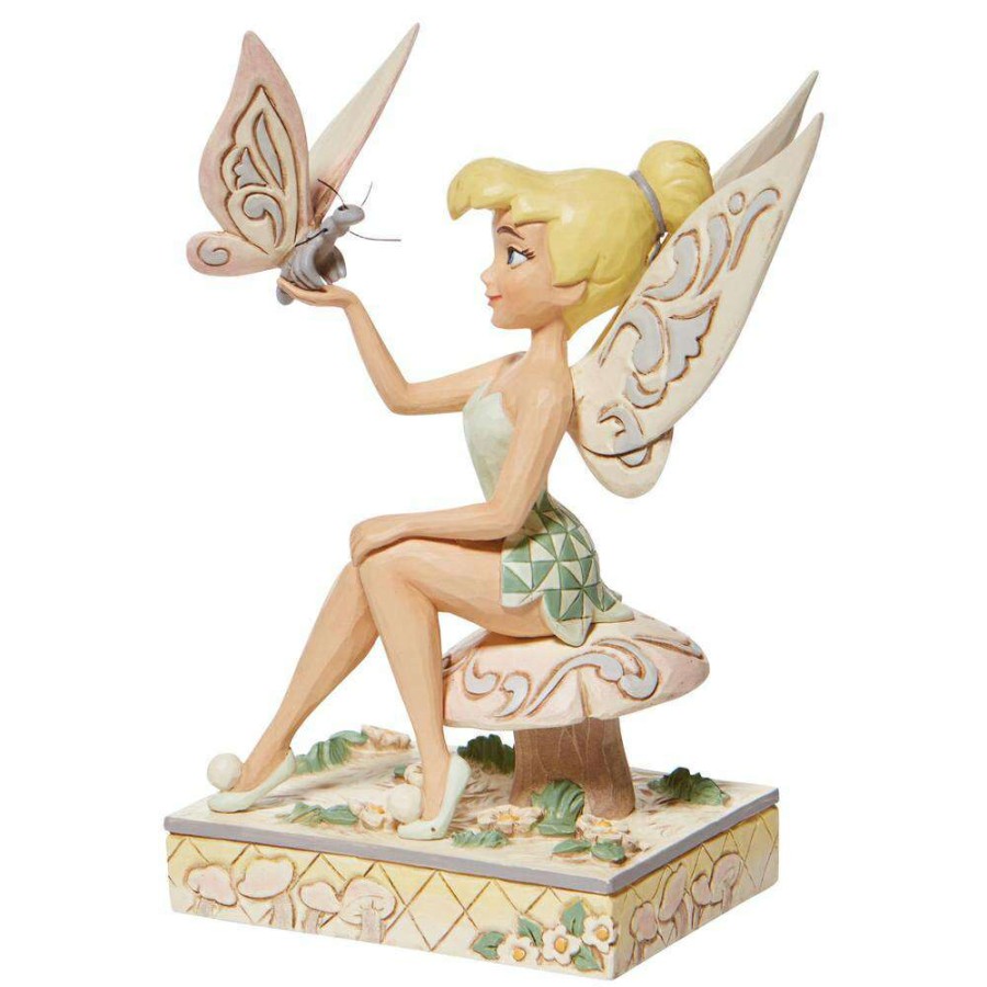 Figures & Figurines * | Disney Traditions Figure Tinkerbell White Woodland 6008994 Reliable Quality