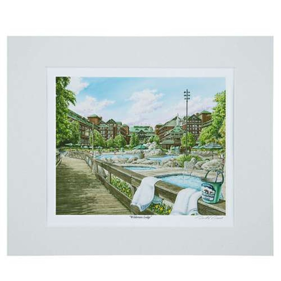 Prints And Signs * | Best Sellers Disney Artist Print David Doss Wilderness Lodge