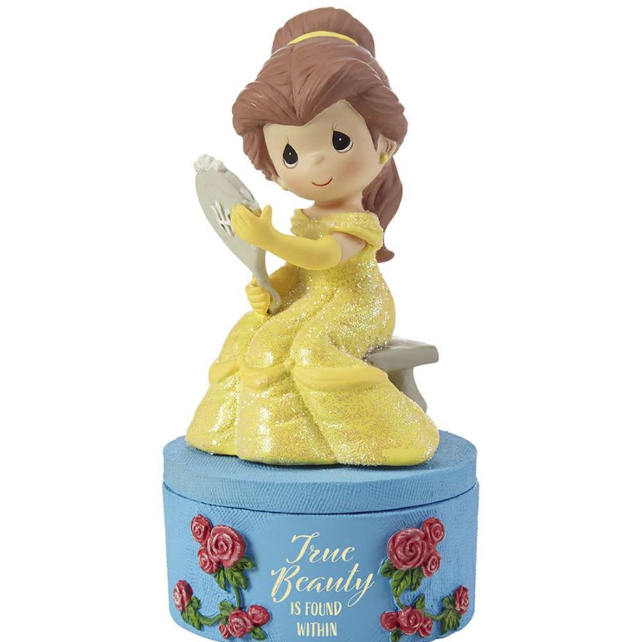 Figures & Figurines * | Disney Precious Moments Jewelry Box Disney Showcase Collection Belle Sale