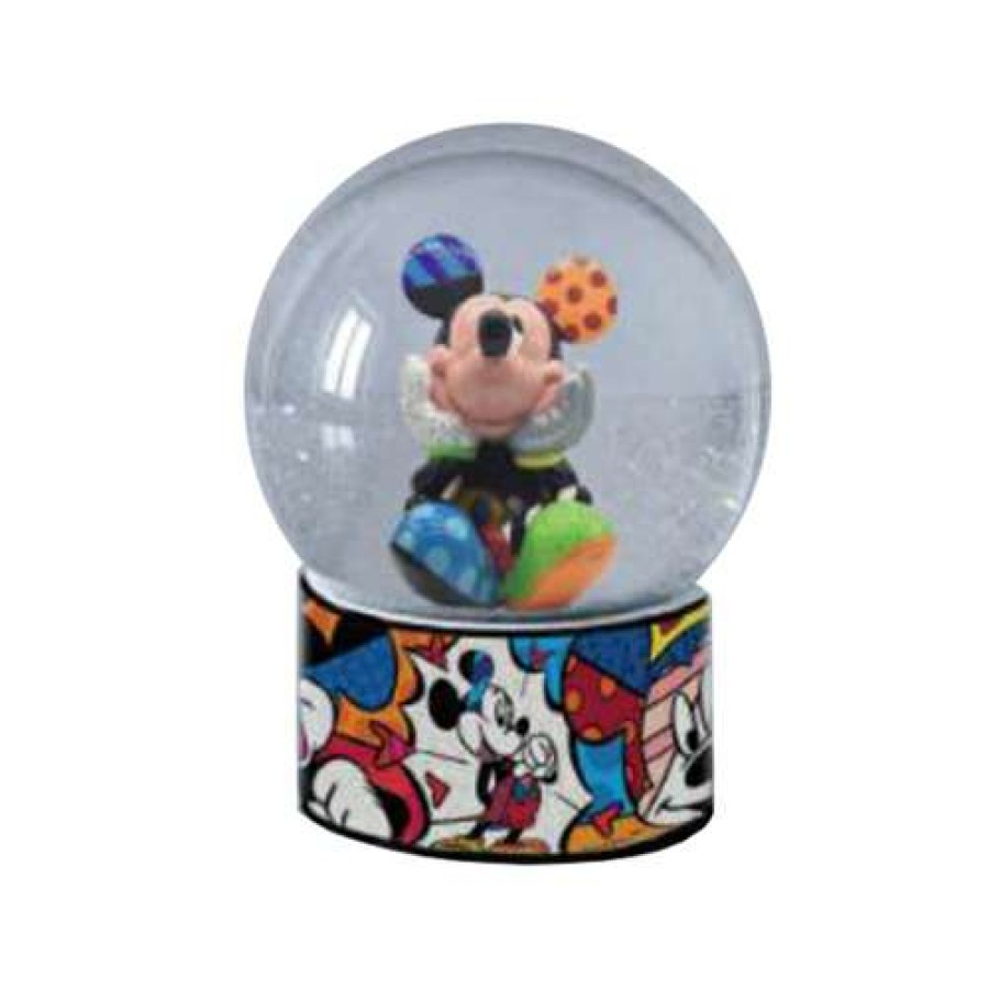 Figures & Figurines * | Disney By Britto Water Globe Mickey Mouse Large Choice