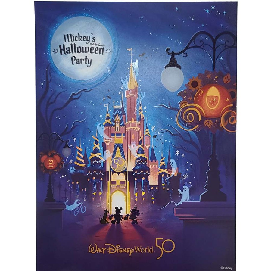 Prints And Signs * | Disney Lithograph Print Mickey'S Not So Scary Halloween Party 2022 Excellent