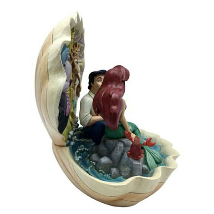 Figures & Figurines * | Disney Traditions By Jim Shore Little Mermaid Shell Scene Hot Selling