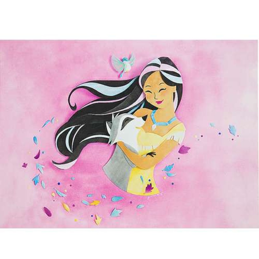 Prints And Signs * | Best-Selling Disney Postcard Pocahontas By Jackie Huang