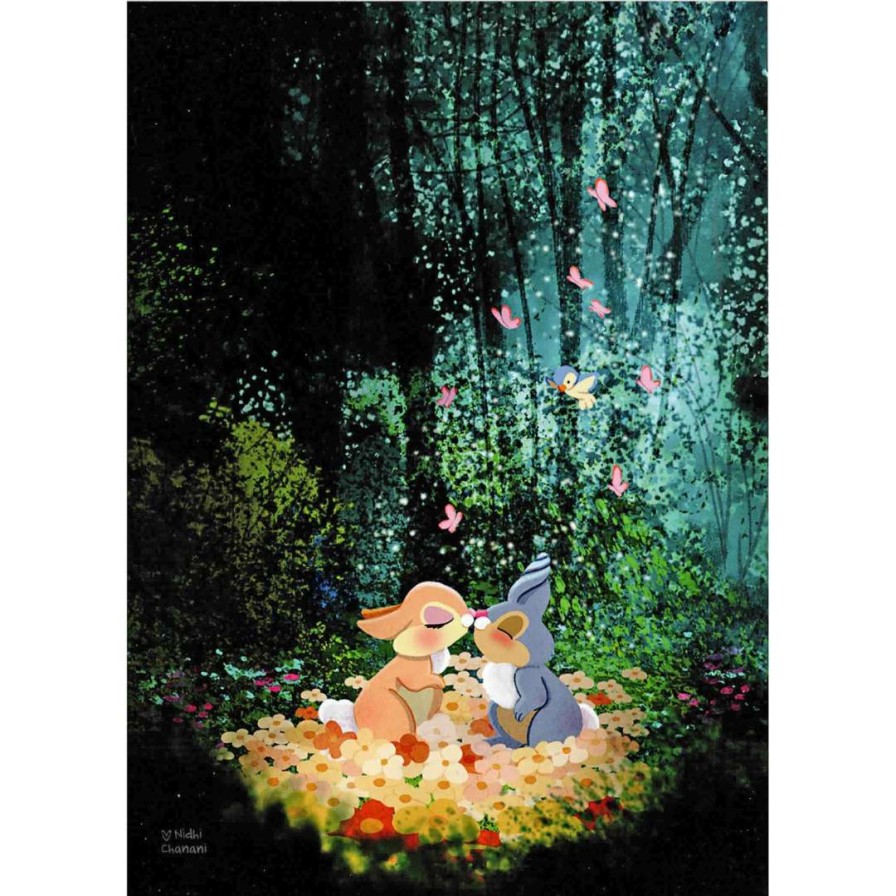 Prints And Signs * | Promotions Disney Postcard Nidhi Chanani Thumper Kinda Bashful