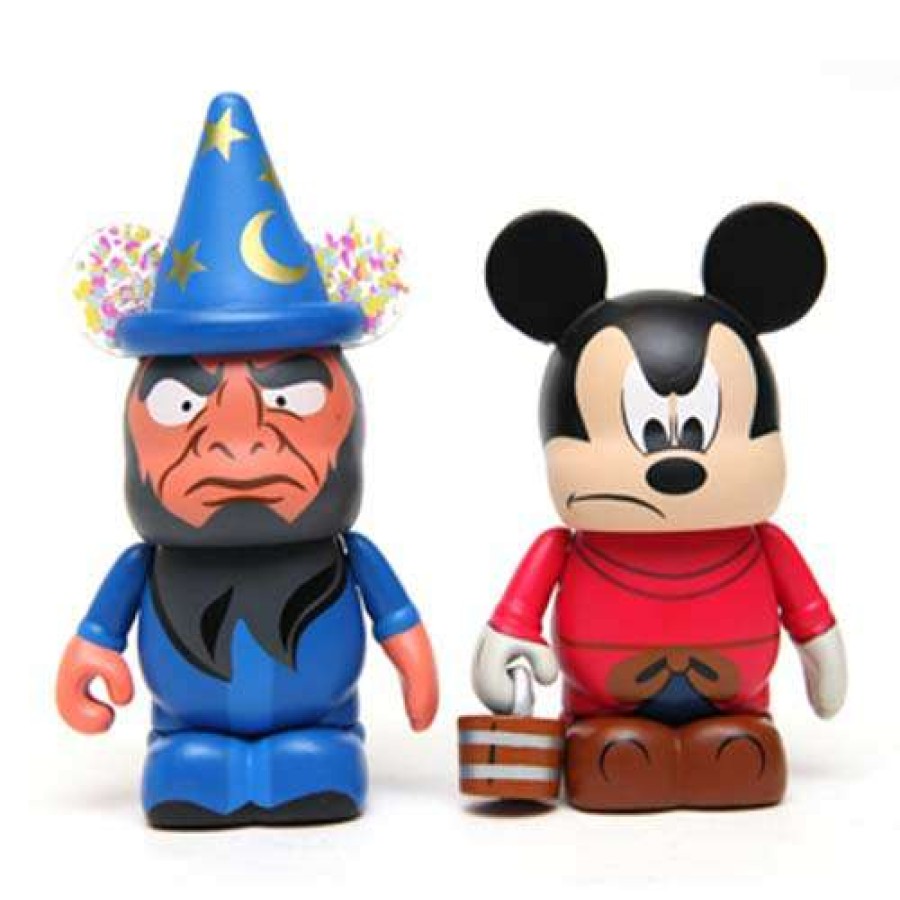 Figures & Figurines * | Fashionable Disney Vinylmation Set Fantasia Series 1 Mickey & Yensid