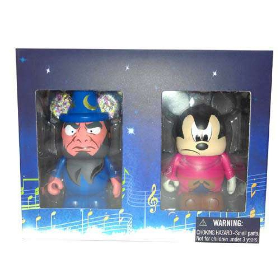 Figures & Figurines * | Fashionable Disney Vinylmation Set Fantasia Series 1 Mickey & Yensid