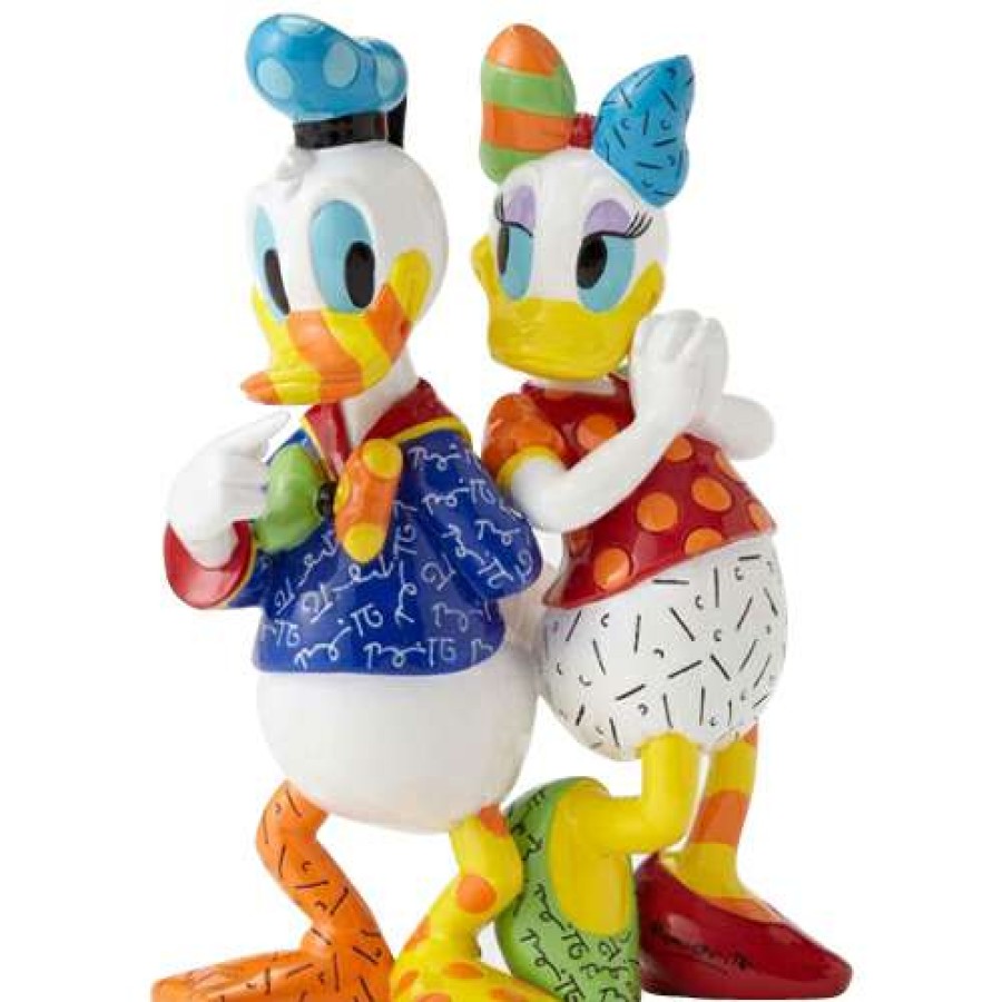 Figures & Figurines * | Disney By Britto Figure Donald And Daisy Crazy Deals