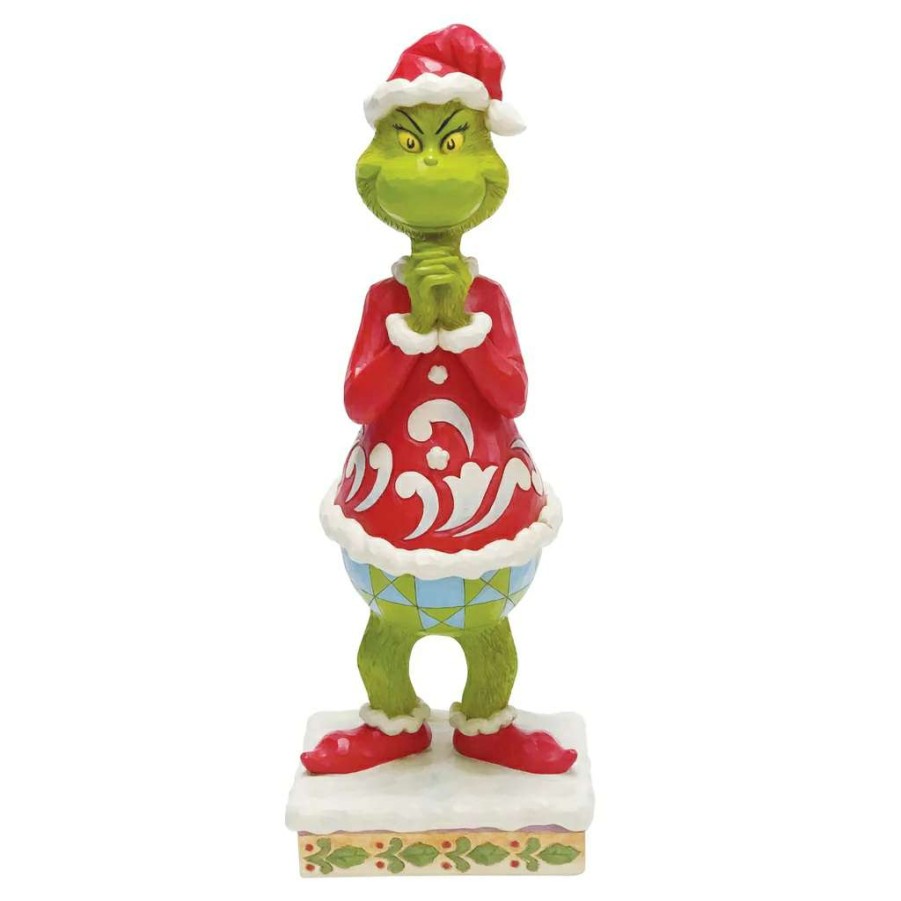 Figures & Figurines * | Disney Reliable Quality Grinch By Jim Shore Hands Clenched