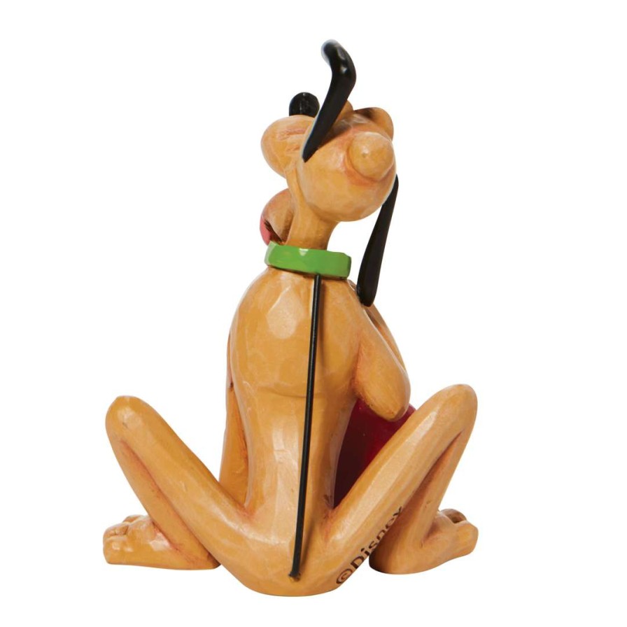 Figures & Figurines * | Disney Traditions Figure Pluto Holding Heart Official