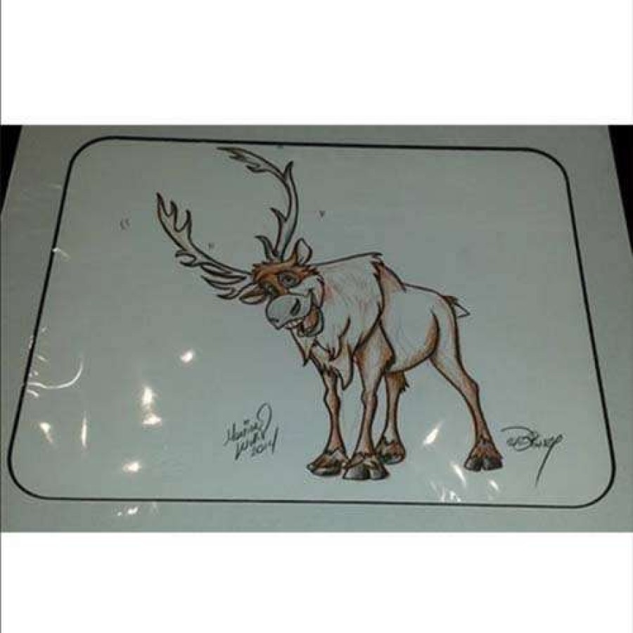 Prints And Signs * | Disney Customized Artist Sketch 1 Character Frozen Sven The Reindeer Limited Edition