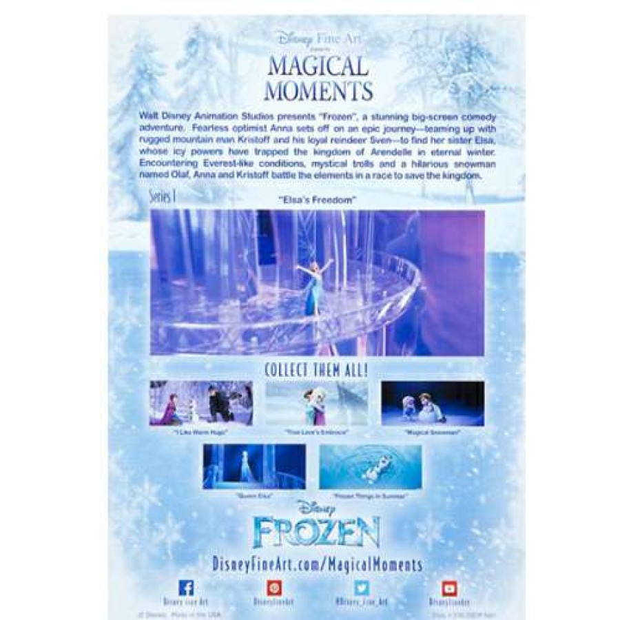 Prints And Signs * | Store Disney Deluxe Print Frozen Magical Moments Elsa'S Freedom