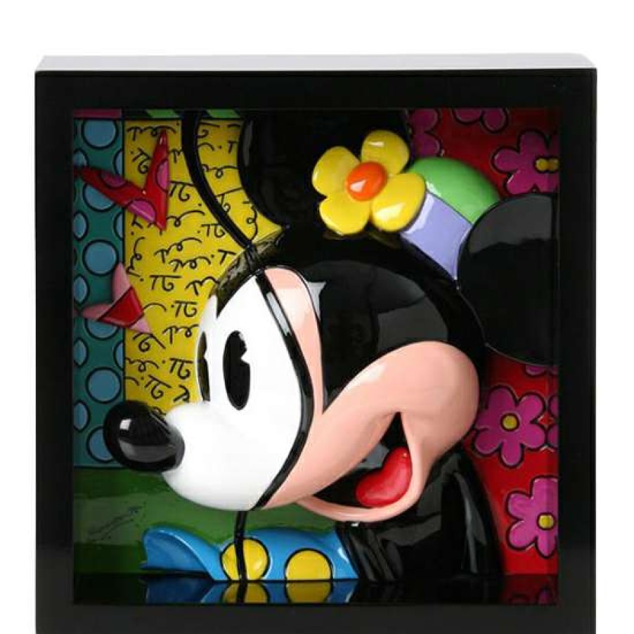 Figures & Figurines * | Disney Britto Figure Minnie Mouse Sweetie Pie Pop Art Block Quality Guarantee