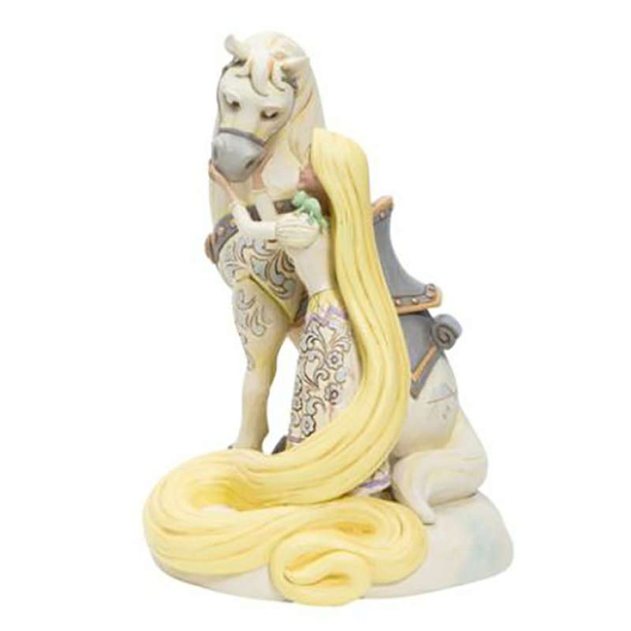 Figures & Figurines * | Disney Traditions By Jim Shore Rapunzel White Woodland Official